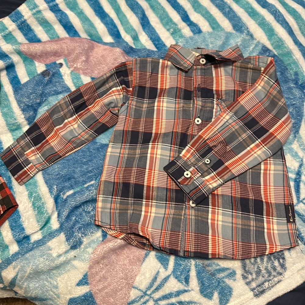 Boys 18M Ben Sherman long sleeve flannel